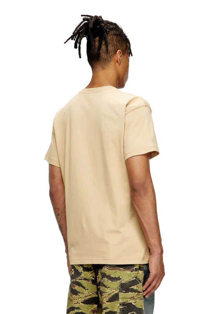 Diesel T-shirt with flocked Diesel Denim Division logo