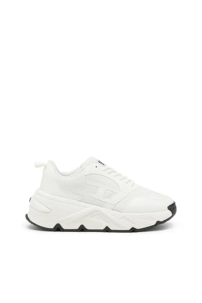 Diesel Women's S-Savannah - Monochrome sneakers with chunky sole