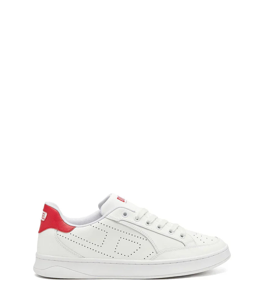 Diesel Men's S-Dakota-Leather sneakers with perforated logo