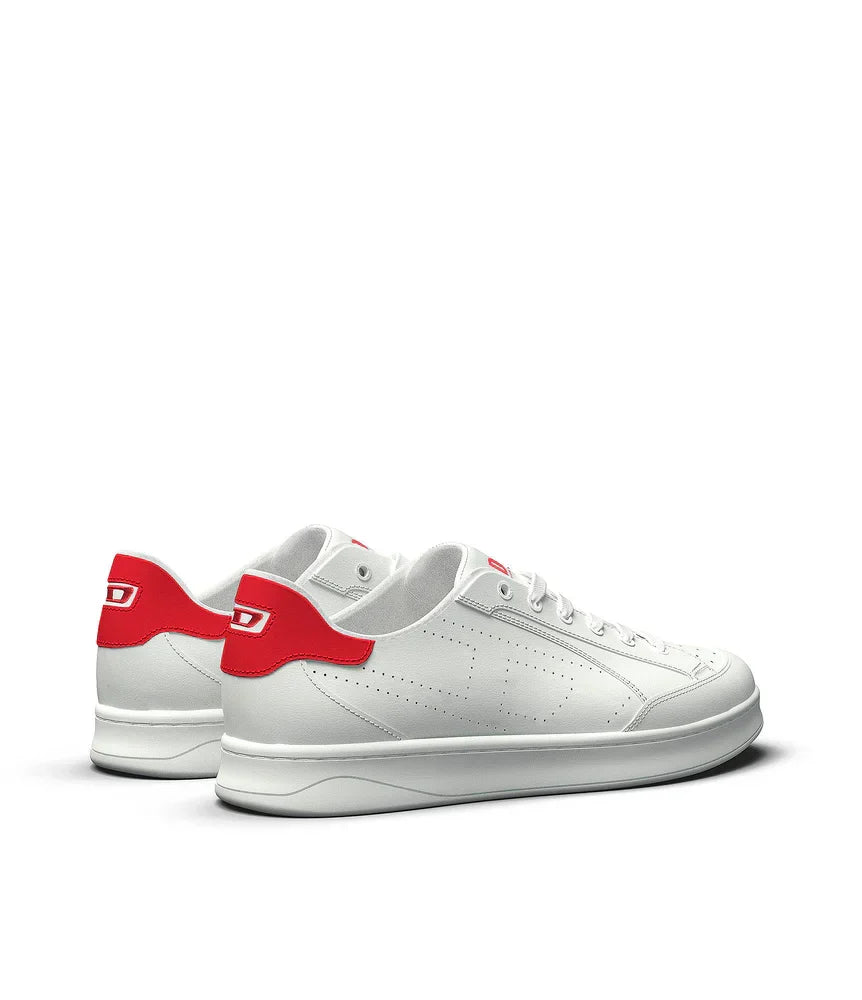 Diesel Men's S-Dakota-Leather sneakers with perforated logo