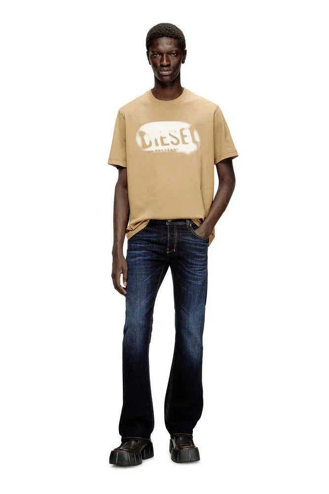Diesel Light cotton T-shirt with faded logo