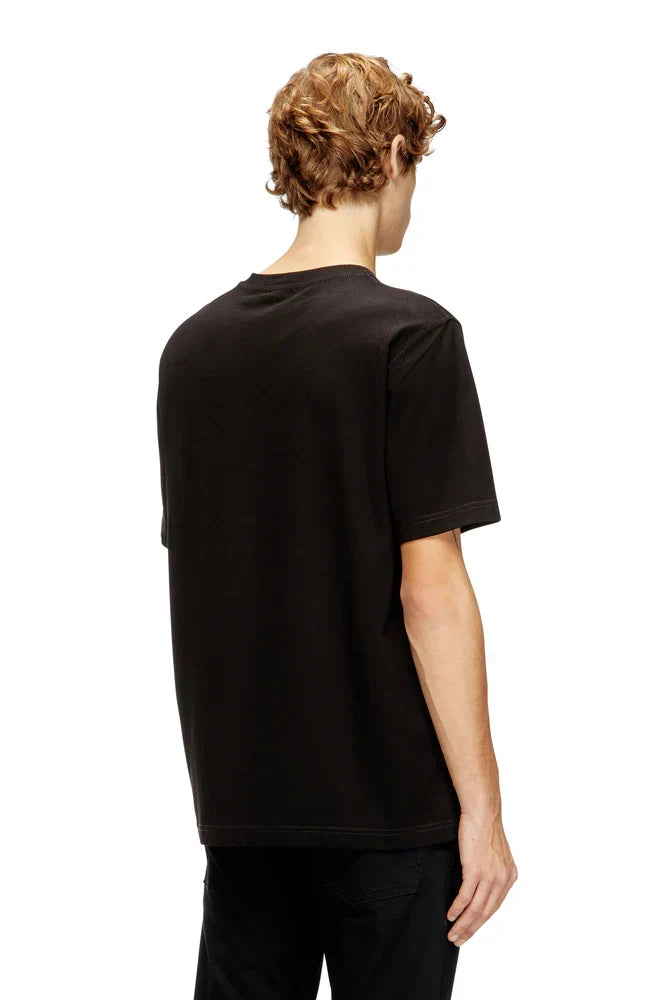 Diesel Light cotton T-shirt with faded logo