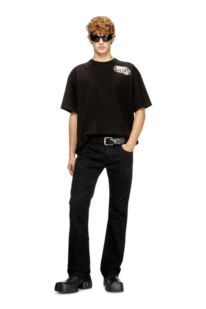 Diesel Cotton T-shirt with faded prints