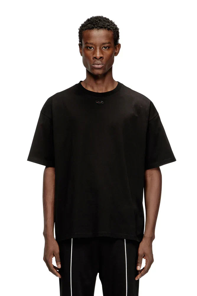 Diesel Relaxed cotton T-shirt with Oval D embroidery