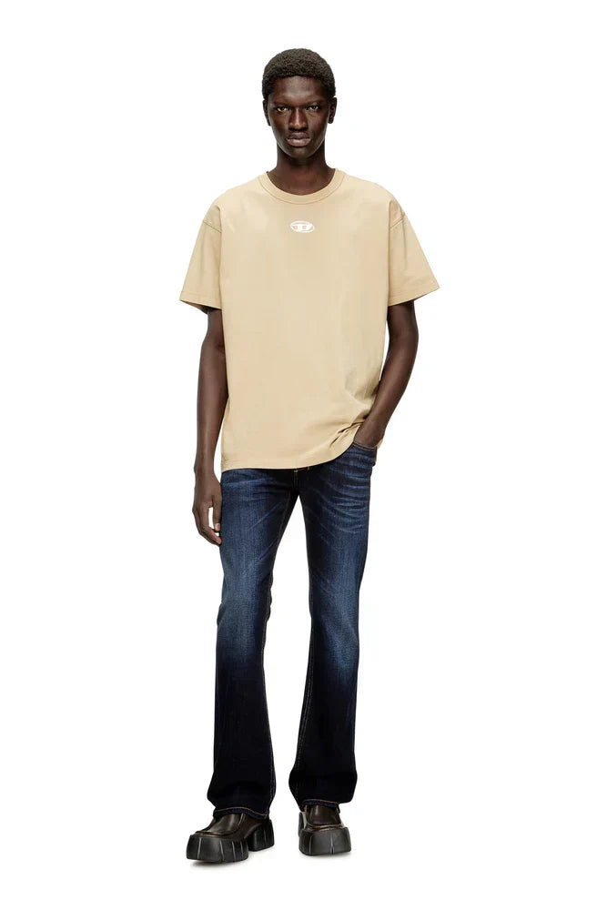 Diesel Light cotton T-shirt with metallic Oval D logo