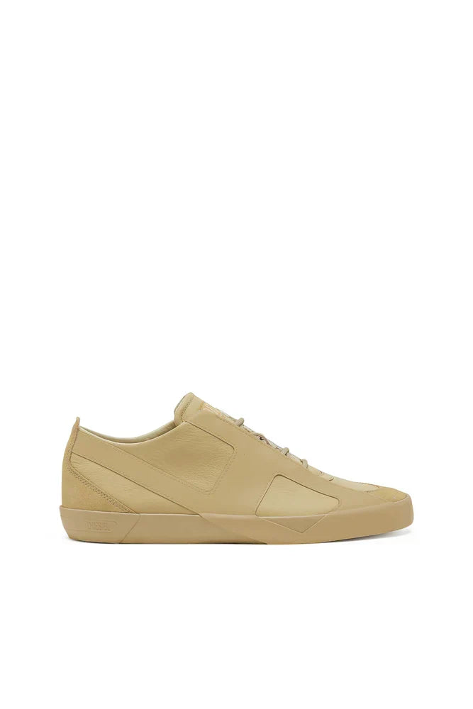 Diesel Men's S-Slante-D-Sneakers in suede and leather with D logo