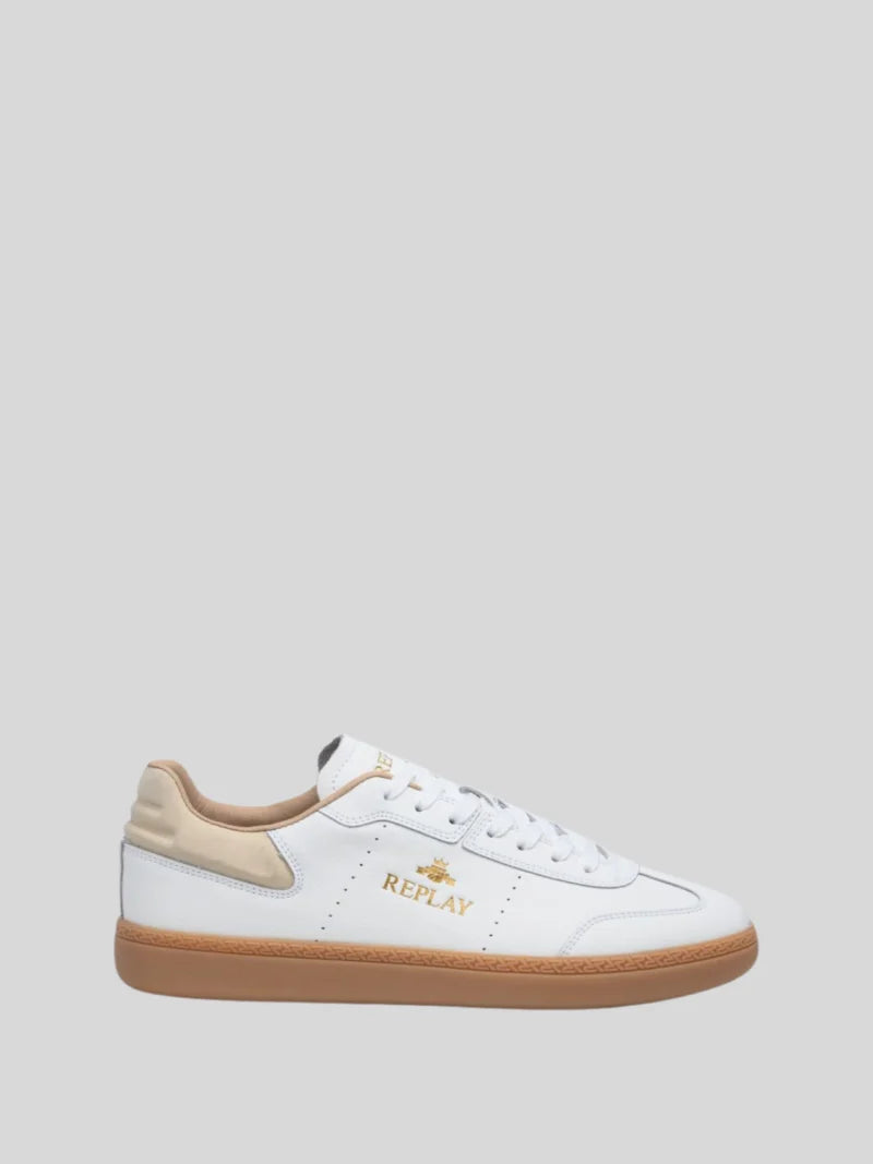 Replay Men's Pyper city white sneakers