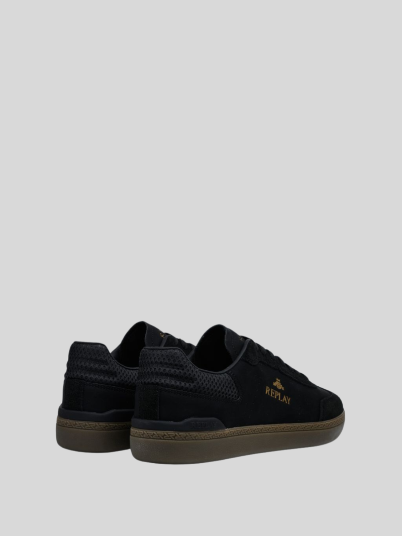 Replay Men's Pyper Tonal Black sneakers