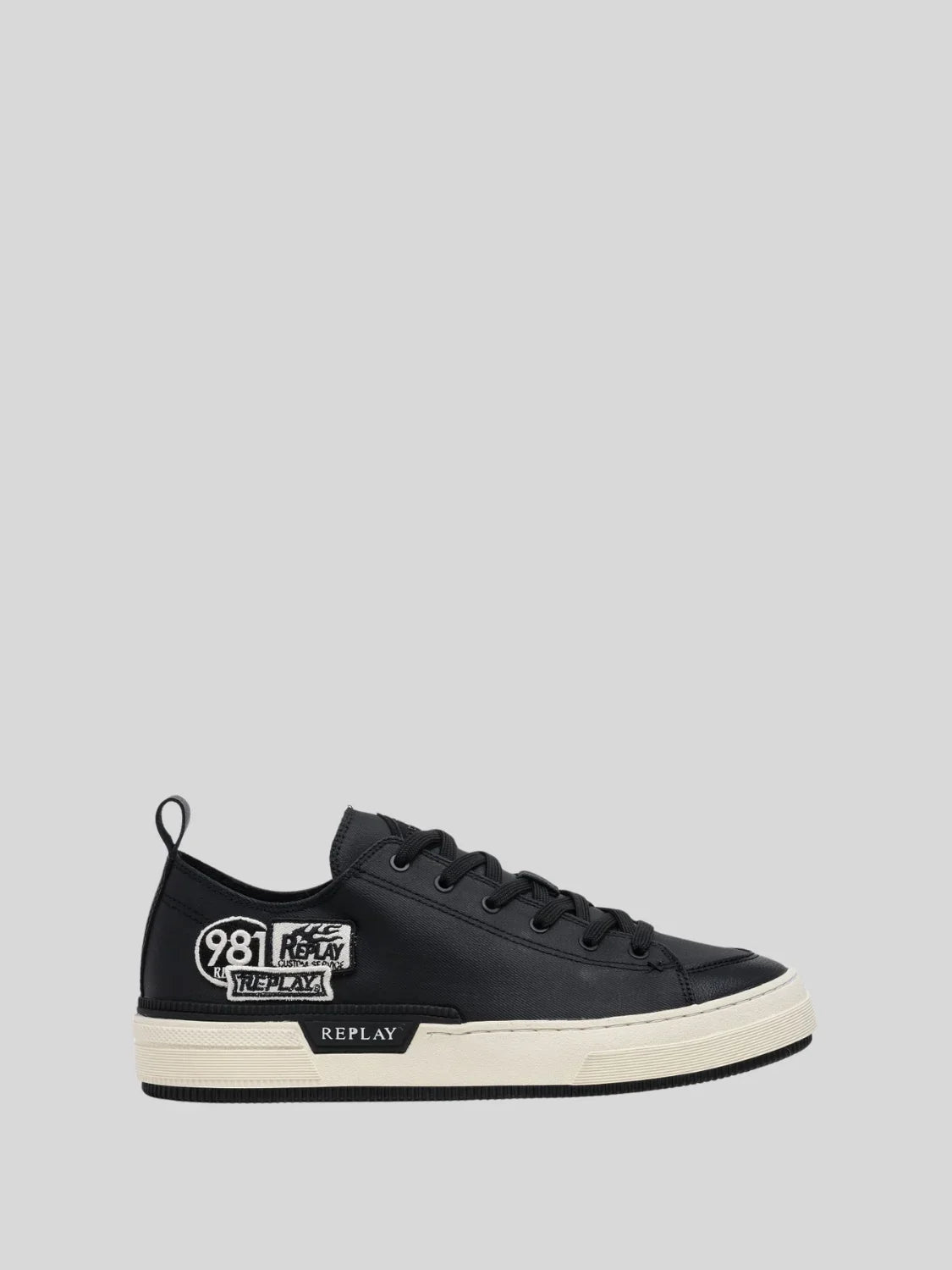 Replay Men's Raily Low Combo Black sneakers