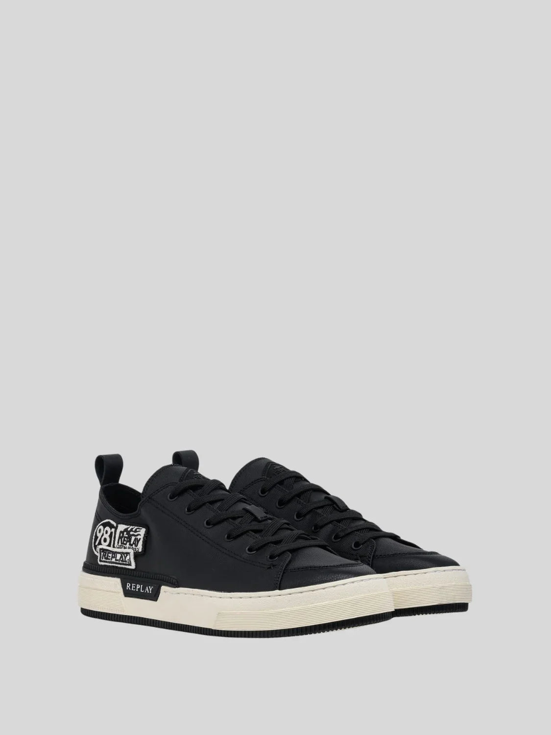 Replay Men's Raily Low Combo Black sneakers