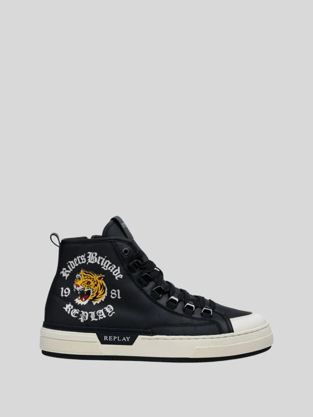 Replay Men's Raily Tiger Black sneakers