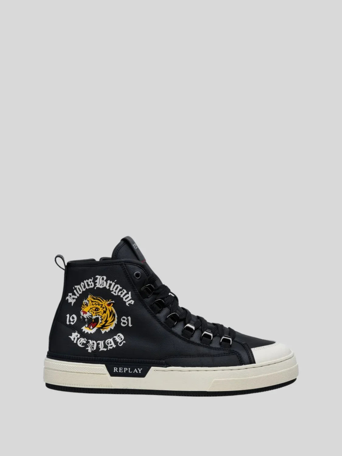 Replay Men's Raily Tiger Black sneakers