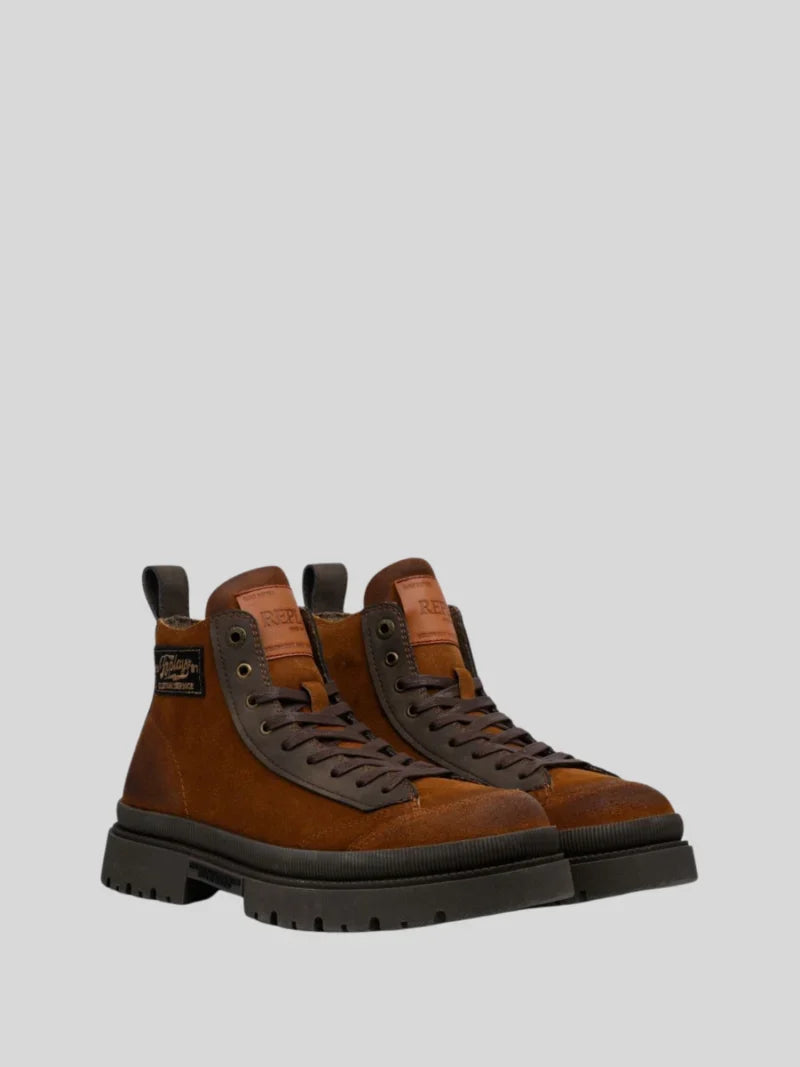 Replay Men's Sandtown Mount tan sneakers