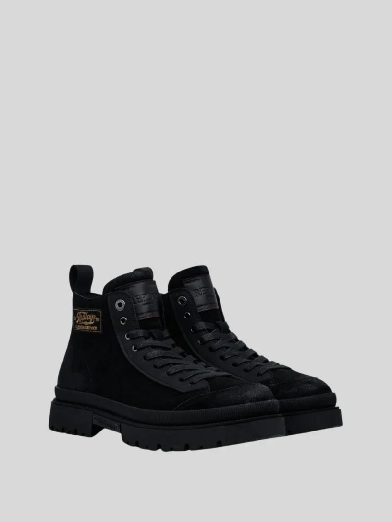 Replay Men's Sandtown Mount black sneakers