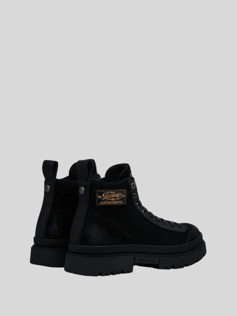Replay Men's Sandtown Mount black sneakers