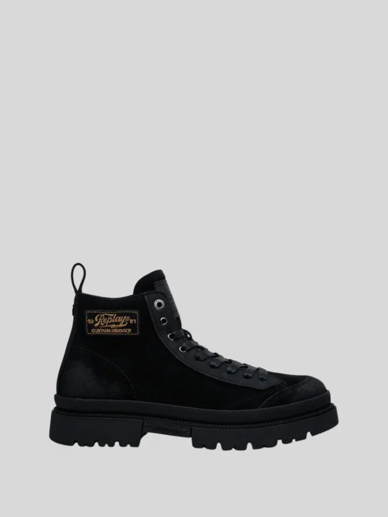 Replay Men's Sandtown Mount black sneakers