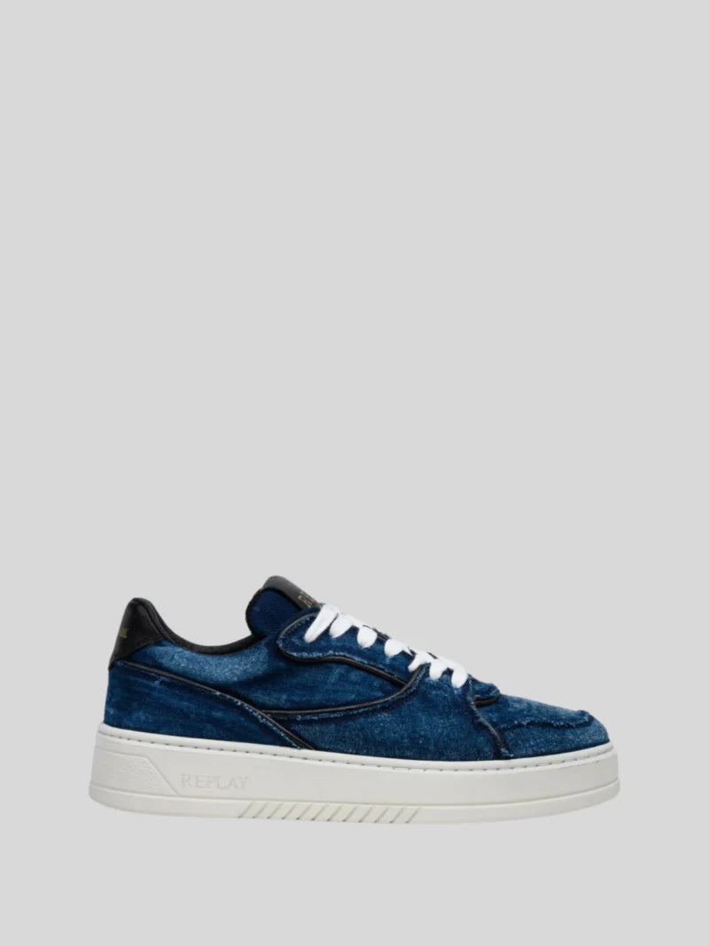Replay Men's Sbam Denim 2 DK Navy sneakers
