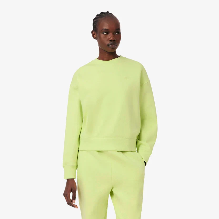 Lacoste Women's Oversized double face jersey sweatshirt