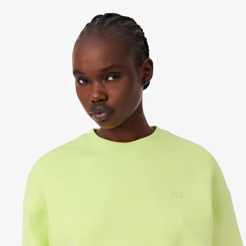 Lacoste Women's Oversized double face jersey sweatshirt