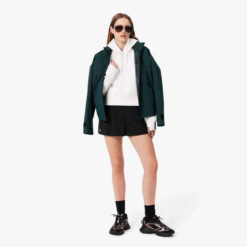Lacoste Women's Short cut cotton hoodie
