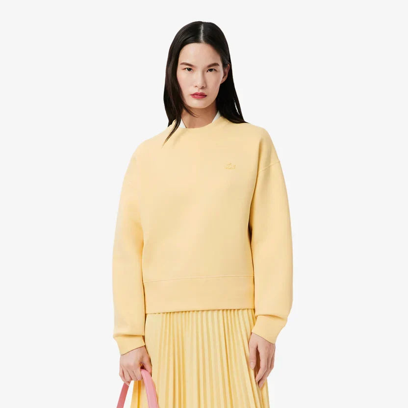 Lacoste Women's Oversized cotton sweatshirt