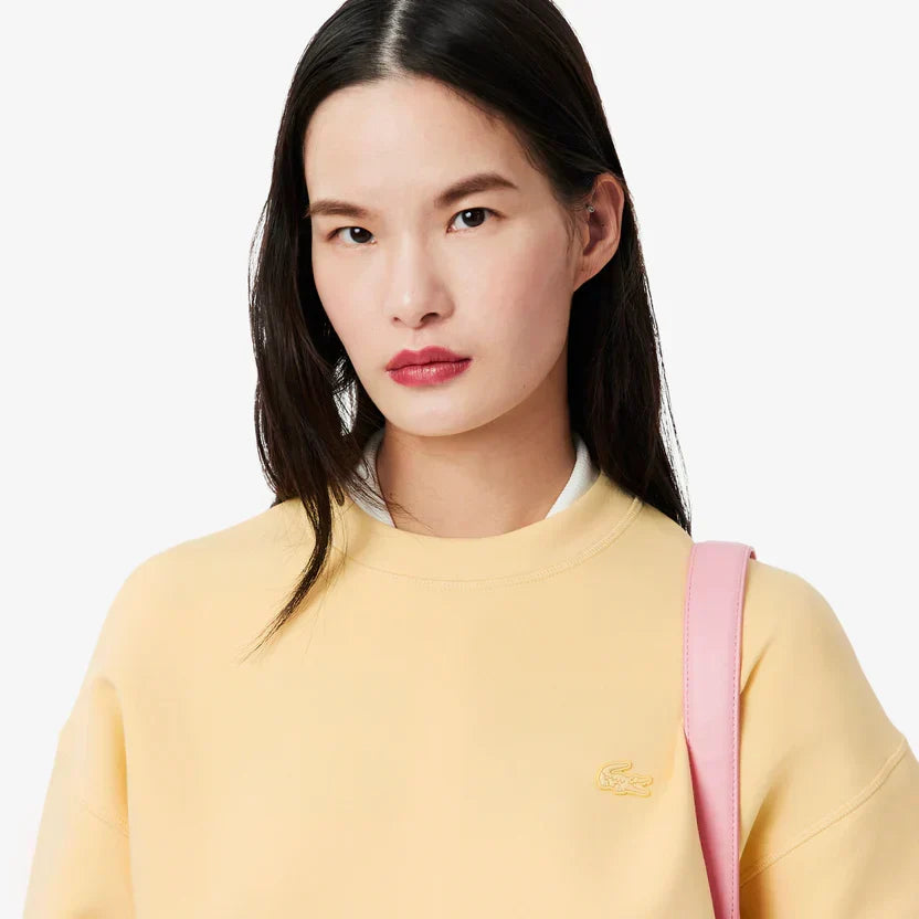 Lacoste Women's Oversized cotton sweatshirt