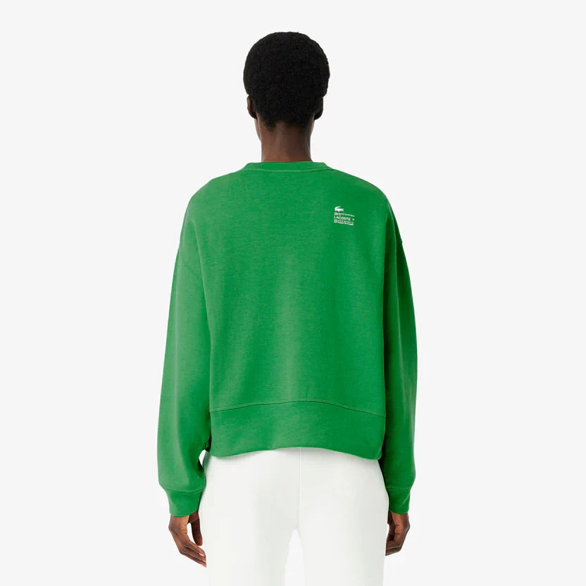 Lacoste Women's Oversized cotton sweatshirt