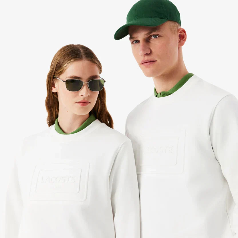 Lacoste Embossed fleece sweatshirt