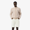 Lacoste Paris zip-up jacquard track jacket