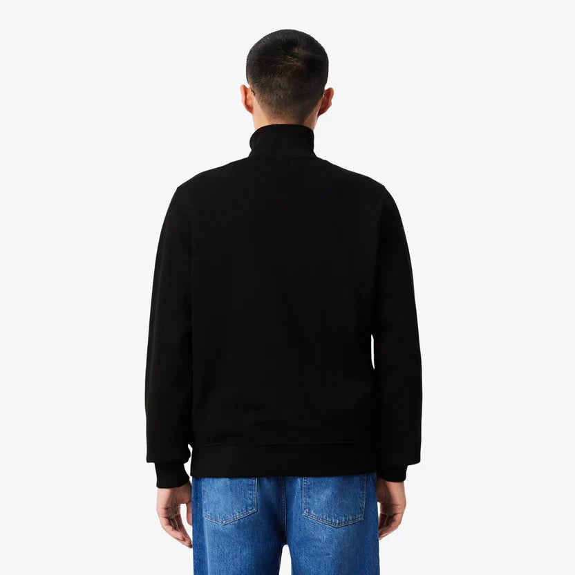 Lacoste Zip-up high neck interlock sweatshirt