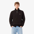 Lacoste Zip-up high neck interlock sweatshirt