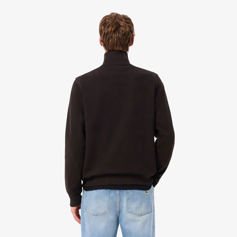 Lacoste Zip-up high neck interlock sweatshirt