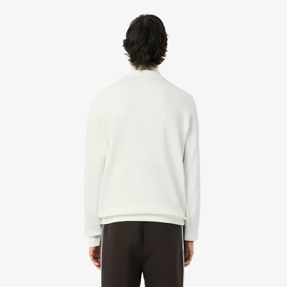 Lacoste Zip-up high neck interlock sweatshirt