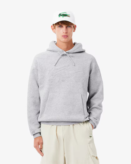 Lacoste Relaxed Fit Printed Hoodie