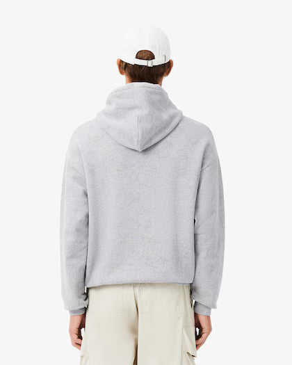 Lacoste Relaxed Fit Printed Hoodie