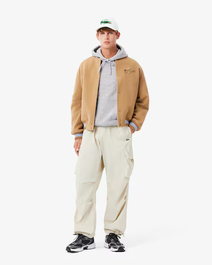 Lacoste Relaxed Fit Printed Hoodie