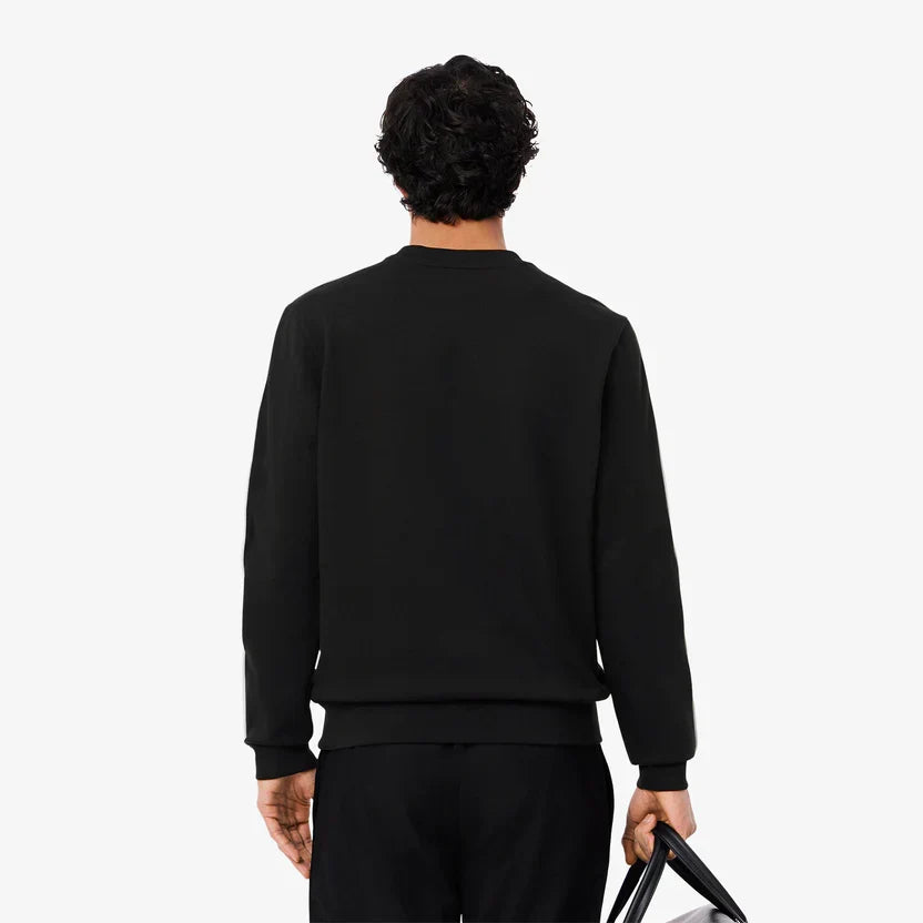 Lacoste Logo trim fleece sweatshirt