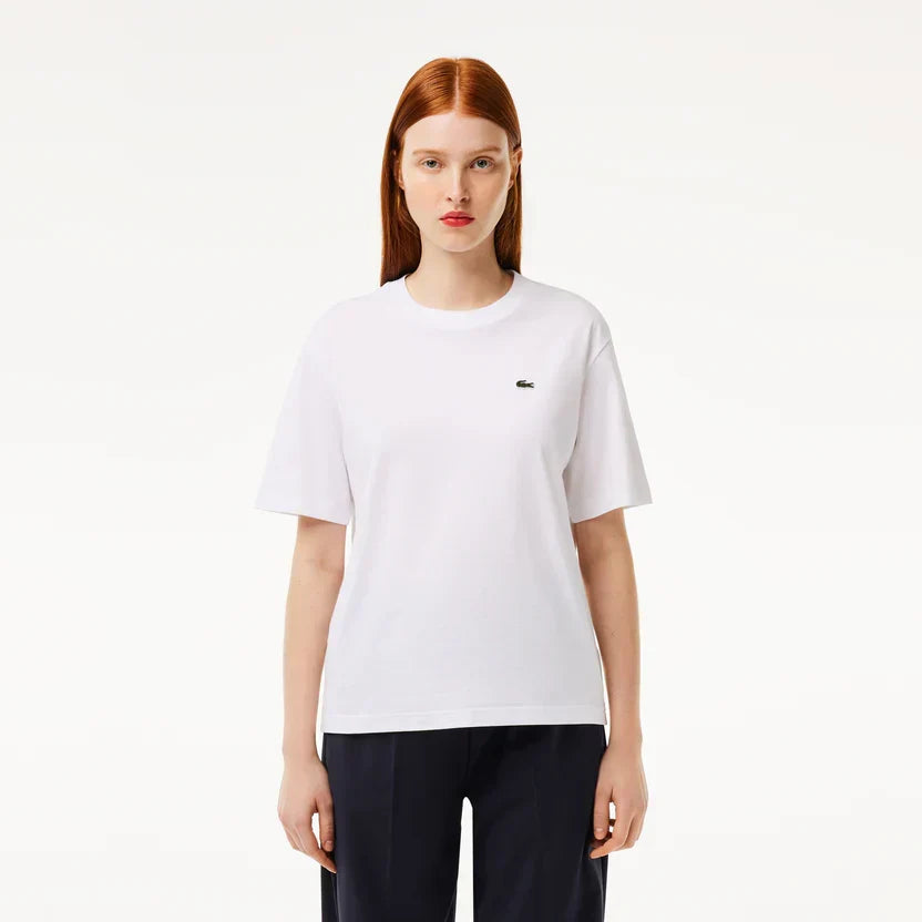 Lacoste Women's Relaxed fit soft cotton t-shirt