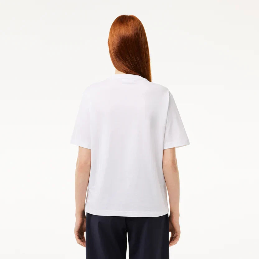 Lacoste Women's Relaxed fit soft cotton t-shirt