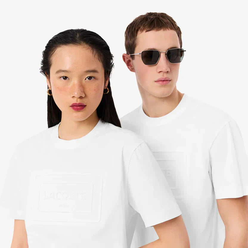 Lacoste Embroidered cotton t-shirt