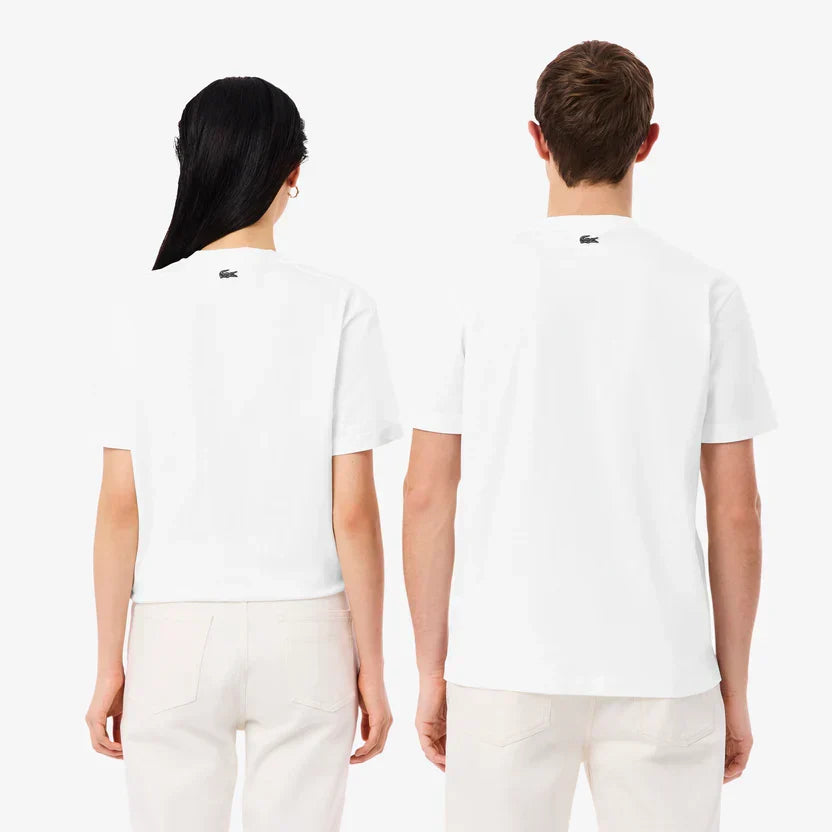 Lacoste Embroidered cotton t-shirt