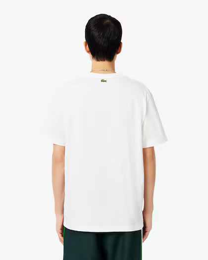 Lacoste Printed Cotton T-shirt