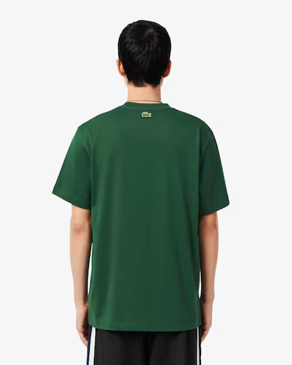 Lacoste Printed Cotton T-shirt