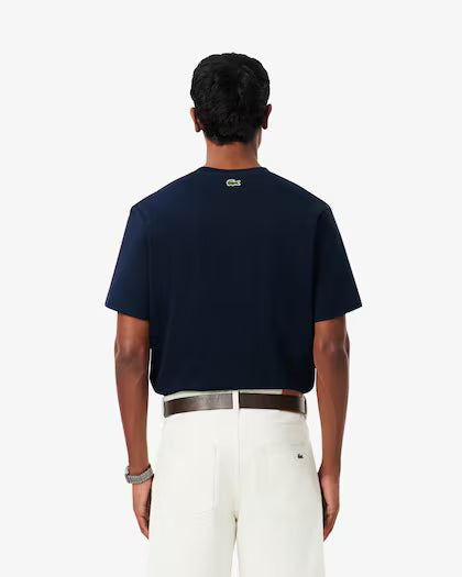 Lacoste Printed Cotton T-shirt