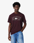 Lacoste Printed Cotton T-shirt