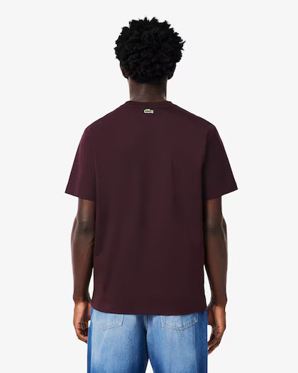 Lacoste Printed Cotton T-shirt