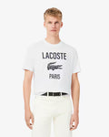 Lacoste Printed Cotton T-shirt