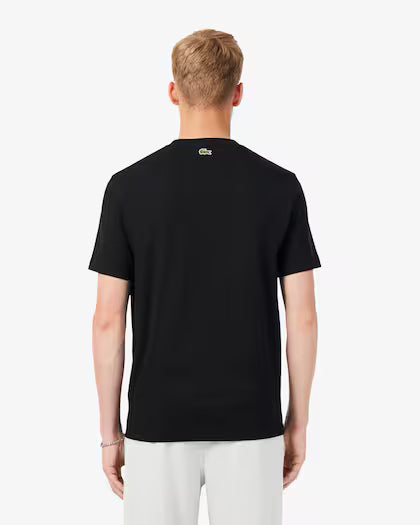 Lacoste Printed Cotton T-shirt