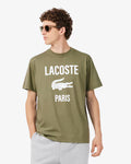 Lacoste Printed Cotton T-shirt