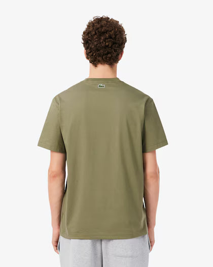 Lacoste Printed Cotton T-shirt